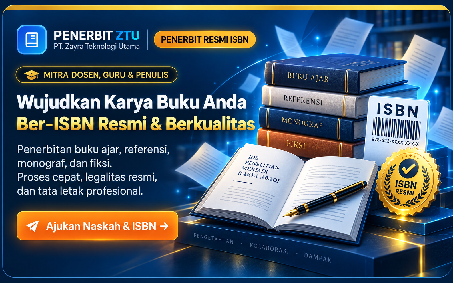 Penerbitan resmi buku-hasil penelitian dosen